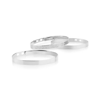 Bracelet jonc argent 925 poli