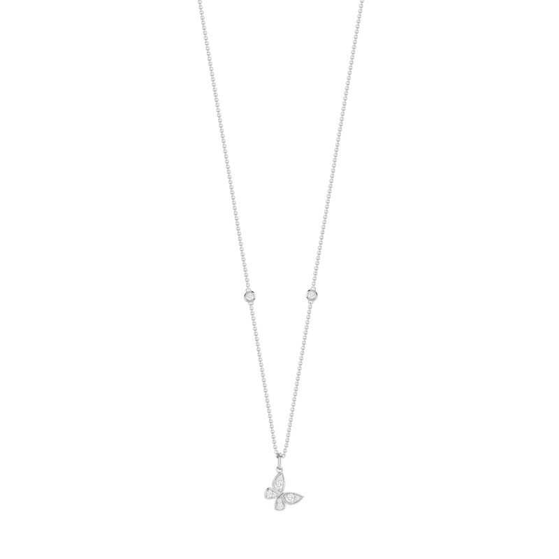 Collier Cendrillon argent 925 zirconia Disney - vue V1