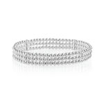 Bracelet argent 925 élastique
