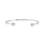 Bracelet ouvert argent 925 zirconia