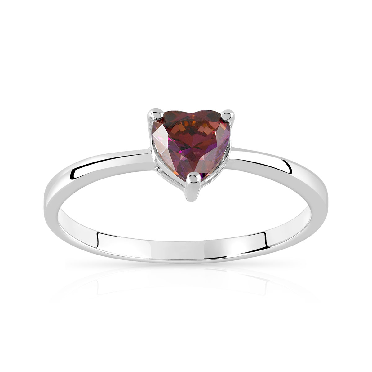 Bague argent 925 zirconia - vue V1