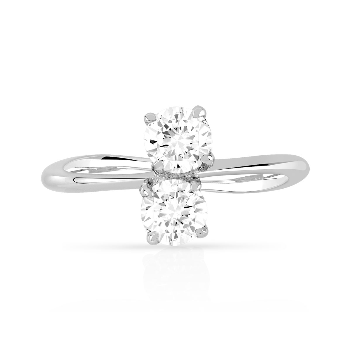 Bague argent 925 zirconia - vue V3