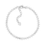 Bracelet argent 925 zirconia 16 à 19 cm