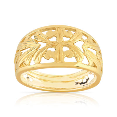 Bague or 750 jaune