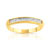 Alliance demi-tour 2 ors 750 diamant
