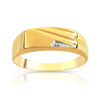 Bague or 750 2 tons diamant