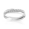 Bague or 750 blanc diamant