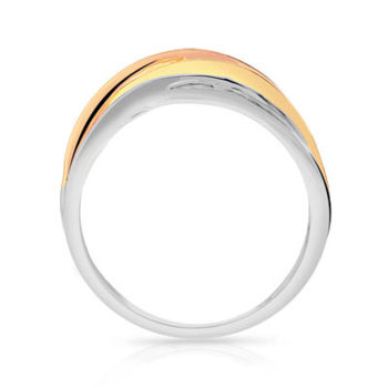 Bague 3 ors 750 diamant