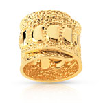 Bague or 750 jaune