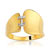 Bague or 750 2 tons diamant