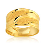 Bague or 750 jaune