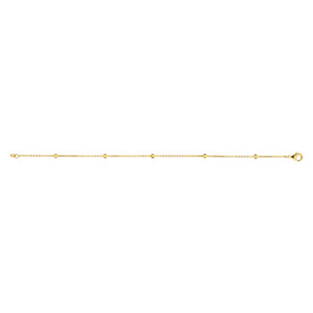 Bracelet plaqué or 19 cm