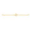 Chaînette or 750 jaune de sûreté pour collier