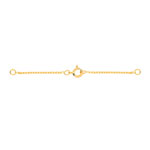 Chaînette or 750 jaune de sûreté pour collier