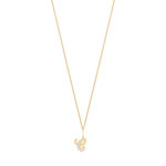 Pendentif initiale or 750 et chaine or 750
