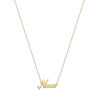 Collier or 750 jaune prénom