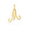 Pendentif initiale plaqué or