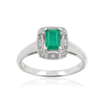 bague or blanc emeraude maty bague or blanc emeraude maty