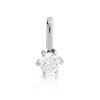 Pendentif or 750 blanc diamant