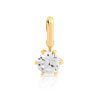 Pendentif or 750 jaune diamant