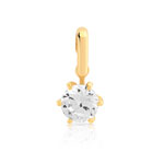 Pendentif or 750 jaune diamant