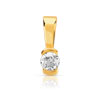 Pendentif or 750 jaune diamant
