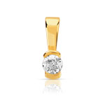 Pendentif or 750 jaune diamant