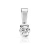Pendentif or 750 blanc diamant