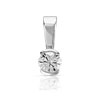 Pendentif or 750 blanc diamant
