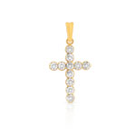 Croix 2 ors 750 diamant