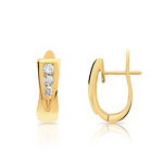 Cr&eacute;oles Trilogy or 750 jaune diamant