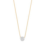 Collier 2 ors 750 diamant