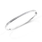 Bracelet or 750 blanc diamant
