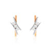 Boucles d' oreilles Trilogy 2 ors 750 diamant