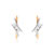 Boucles d&rsquo; oreilles Trilogy 2 ors 750 diamant