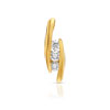 Pendentif Trilogy or 750 jaune diamant