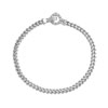 Bracelet or 750 blanc diamant