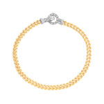 Bracelet 2 ors 750 diamant