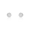 Boucles d'oreilles 2 ors 750 diamant