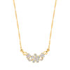 Collier or 750 2 tons diamant