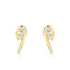 Demi-Créoles Trilogy or 750 jaune diamant