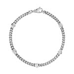 Bracelet or 750 blanc diamant
