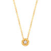 Collier or 750 2 tons diamant