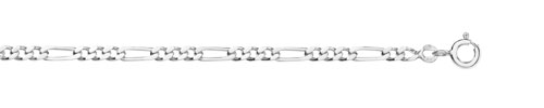 Chaine maille cheval argent 925 55 cm