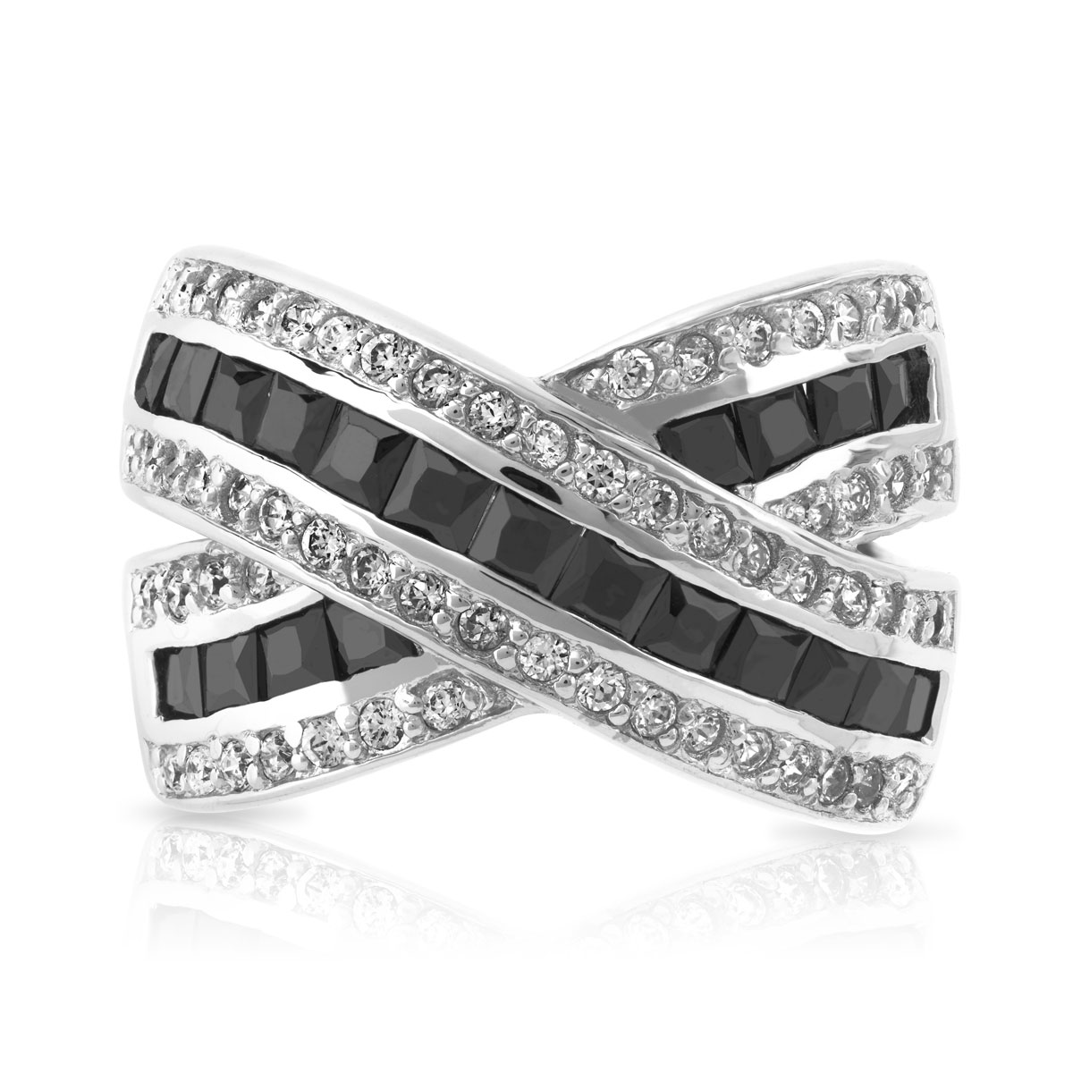 Bague argent 925 zirconia - vue V3