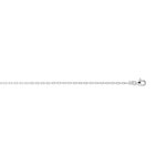Chaine maille for&ccedil;at argent 925 55 cm