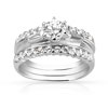 3 bagues argent 925 zirconia