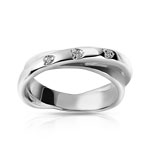 Bague argent 925 diamant