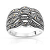 Bague argent 925 marcassite