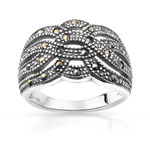 Bague argent 925 marcassite